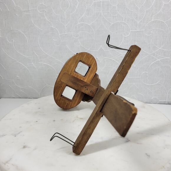 Antique 1900's American‎ Stereoscope 12" Brown Wooden Postcard Viewer - Picture 3 of 16